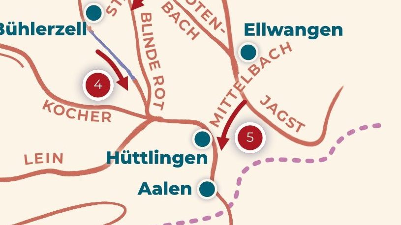 Als Jagst, Kocher und Bühler noch zur Donau flossen