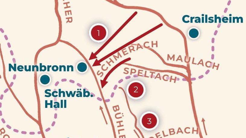 Als Jagst, Kocher und Bühler noch zur Donau flossen